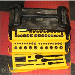 STANLEY TOOL SET COMPLETE IN TOOL BOX.