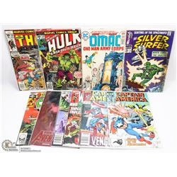 BOX OF 1970S & 1980S COMICS INCL SILVER SURFER #2