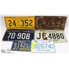 Image 1 : LOT OF ASSORTED LICENSE PLATES INCL 1966 & 1967