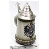 Image 1 : VINTAGE  STEIN WITH PEWTER LID