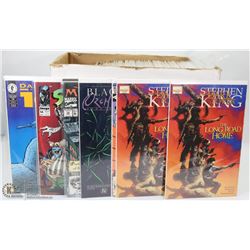 BOX OF 100+ COLLECTORS COMICS INCL DAREDEVIL #1.