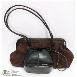 "THE SAK" HANDBAG WITH SMALL "GUESS" BAG