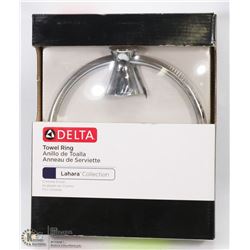 DELTA CHROME FINISH TOWEL RING
