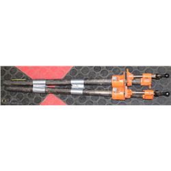 SET OF HEAVY DUTY BAR CLAMP