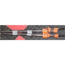 SET OF HEAVY DUTY BAR CLAMP