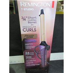 New Remington T-Studio 3/4" short clipped Barrel / for medium curls