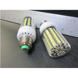 2 New 136 LED Cobb Lightbulbs / cool white Super bright = to 100watt