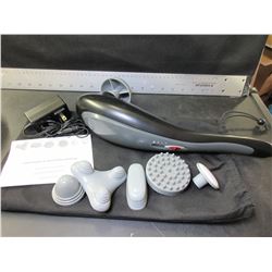 New Cordless  Hand held Massager with accessories and charger