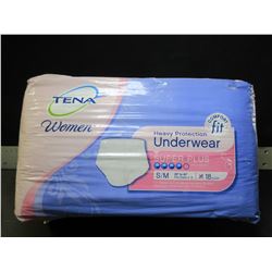 New Tena comfort fit heavy protection Underwear S/M 29 - 40"  18ct.