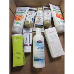 Flat full of New Skin Creams / St.Ives / Gold Bond / Avene / Juice Beauty etc.