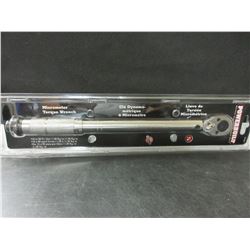 New Powerbuilt Torque Wrench / 3/8 drive 10 - 80 ft lbs