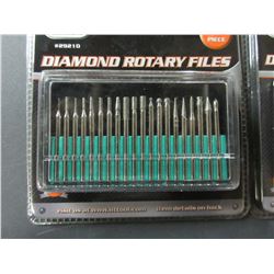 New 20 piece Diamond Rotary Files