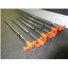 Image 1 : 6 New Heavy Duty 1/4inch x 10 inch Tent Pegs / awesome for hard ground