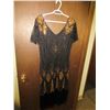 Image 3 : Vijiv Vintage 1920's  Gatsby  Beaded Sequin art fringe  Flapper dress