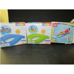 Lot of 3 Lounge Floaties / untested