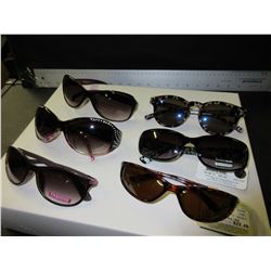 Lot of 6 Assorted Women's Sunglasses / OVER 100.00 WORTH