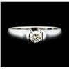 Image 2 : 0.30 ctw Diamond Solitaire Ring - 14KT White Gold