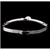 Image 2 : 0.26 ctw Diamond Bracelet - 14KT White Gold