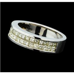 1.34 ctw Diamond Ring - 18KT White Gold