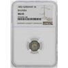 Image 1 : 1852 Germany Bavaria Kreuzer Coin NGC MS65