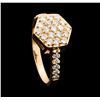 Image 4 : 0.50 ctw Diamond Ring - 14KT Rose Gold