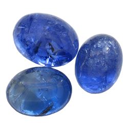 14.48 ctw Cabochon Mixed Tanzanite Parcel