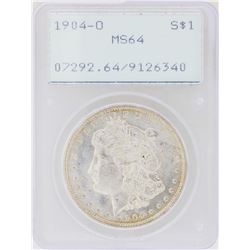 1904-O $1 Morgan Silver Dollar Coin PCGS MS64 Rattler