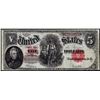 Image 1 : 1907 $5 Woodchopper Legal Tender Note