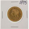 Image 1 : 1893 $10 Liberty Head Eagle Gold Coin