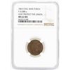 Image 1 : 1863 Civil War Token God Protect the Union NGC MS62BN
