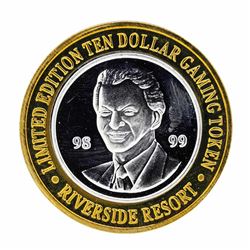 .999 Silver Riverside Resort Hotel & Casino $10 Casino Limited Edition Gaming To