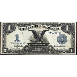 1899 $1 Black Eagle Silver Certificate Note