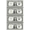 Image 1 : Lot of (4) Consecutive 1957B $1 Silver Certificate Notes