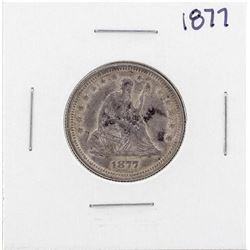 1877 Seated Liberty Quarter Coin