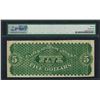 Image 2 : 1861 $5 Demand Note Fr.1 PMG Very Fine 20