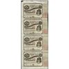 Image 1 : Uncut Sheet of (4) State of Louisiana Baby Bond Obsolete Notes