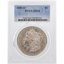 1885-O $1 Morgan Silver Dollar Coin PCGS MS64