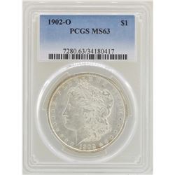 1902-O $1 Morgan Silver Dollar Coin PCGS MS63