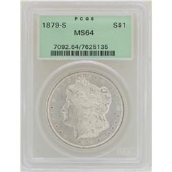 1879-S $1 Morgan Silver Dollar Coin PCGS MS64