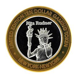 .999 Silver New York New York Hotel & Casino $10 Casino Limited Edition Gaming T