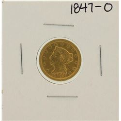 1847-O $2 1/2 Liberty Head Quarter Eagle Gold Coin