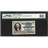 Image 1 : 1893 World's Columbian Exposition Ticket PMG Choice Uncirculated 64EPQ
