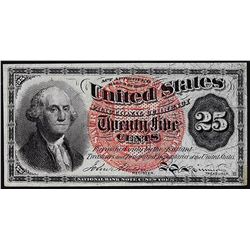 March 3, 1863 Twenty-Five Cents Fourth Issue Fractional Currency Note