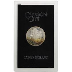 1883-CC $1 Morgan Silver Dollar Coin GSA Amazing Toning