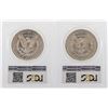 Image 2 : Lot of 1884-O & 1885-O $1 Morgan Silver Dollar Coins PCGS MS63