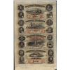 Image 1 : Uncut Sheet of 1857 Western Exchange Fire & Marine Insurance Co. Obsolete Notes