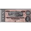 Image 1 : 1864 $10 Confederate States of America Note
