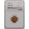 Image 1 : 1956 Lincoln Wheat Penny Coin NGC MS66RD