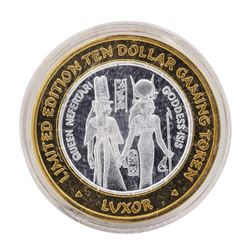 .999 Silver Luxor Las Vegas, Nevada $10 Casino Limited Edition Gaming Token