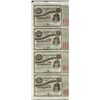 Image 1 : Uncut Sheet of (4) State of Louisiana Baby Bond Obsolete Notes